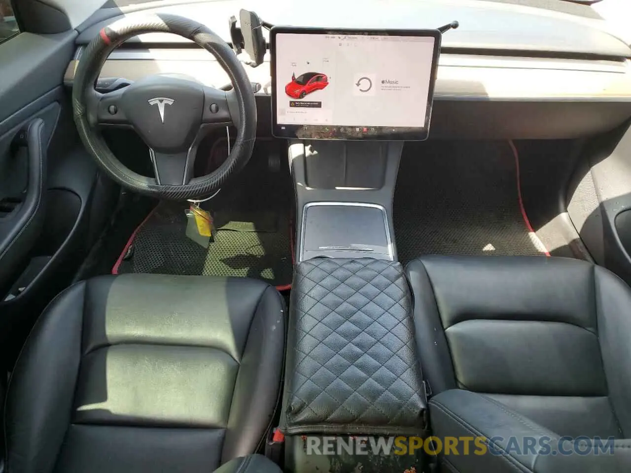8 Photograph of a damaged car 5YJ3E1EA7MF915053 TESLA MODEL 3 2021