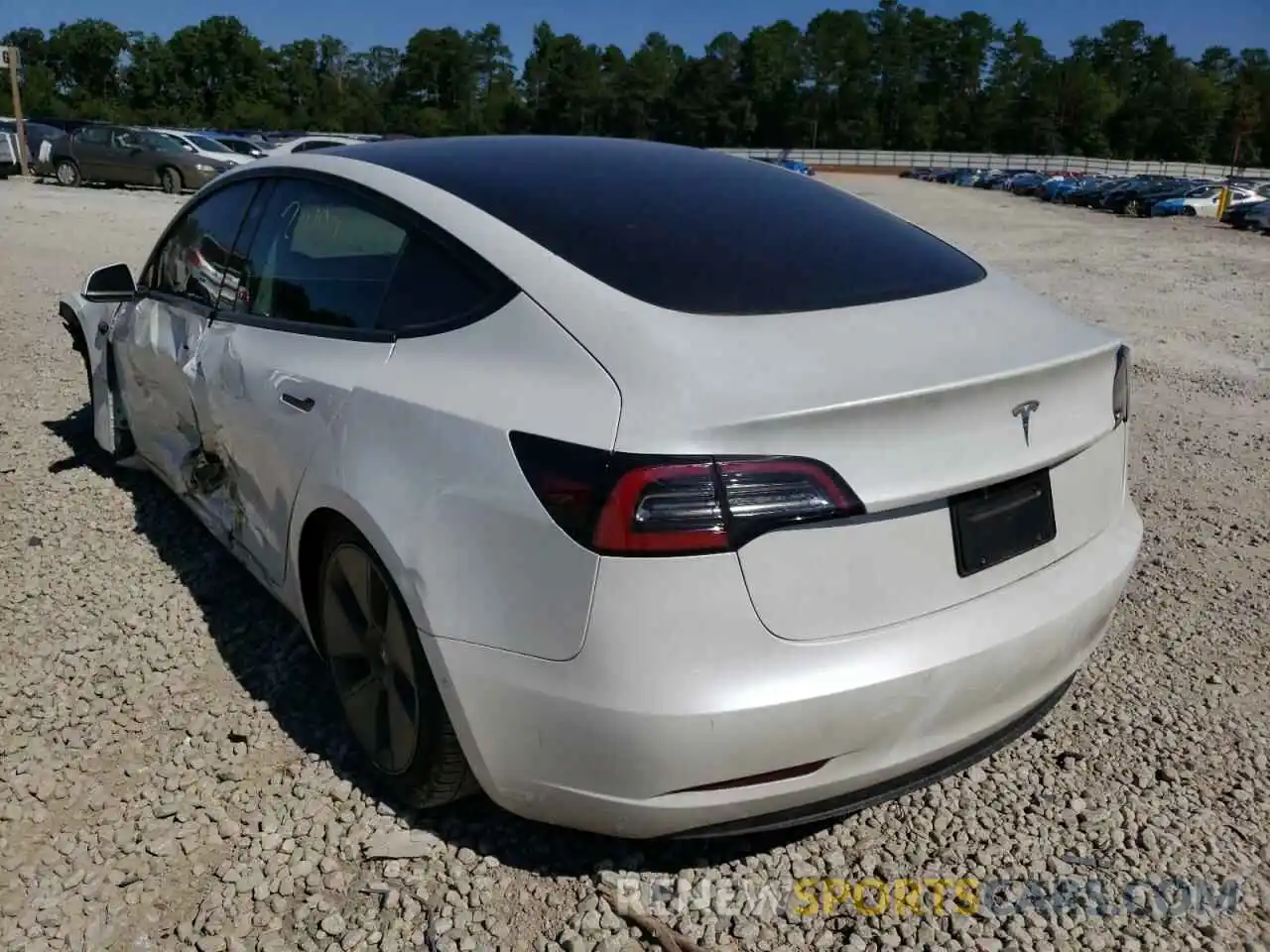 3 Photograph of a damaged car 5YJ3E1EA7MF919314 TESLA MODEL 3 2021