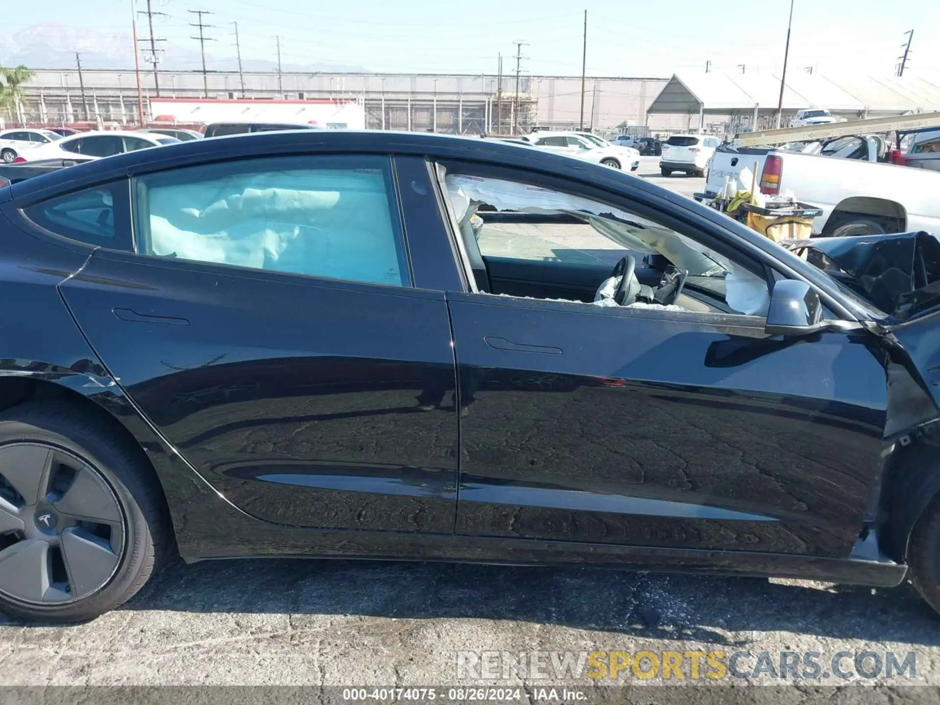 12 Photograph of a damaged car 5YJ3E1EA7MF921323 TESLA MODEL 3 2021
