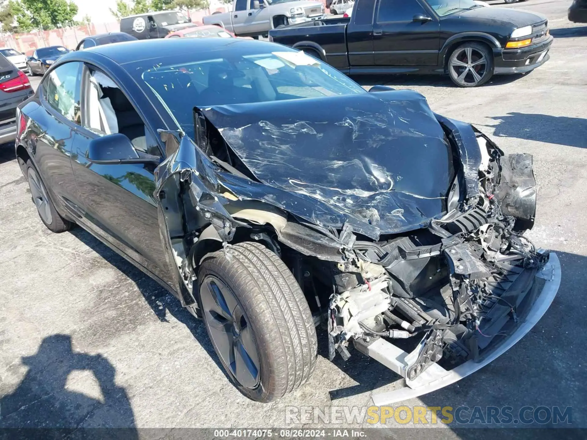 6 Photograph of a damaged car 5YJ3E1EA7MF921323 TESLA MODEL 3 2021