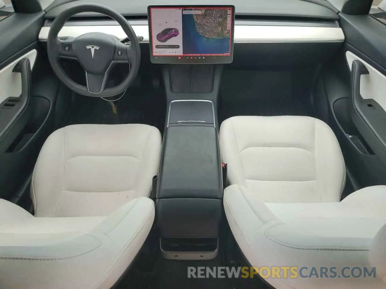 8 Photograph of a damaged car 5YJ3E1EA7MF928823 TESLA MODEL 3 2021
