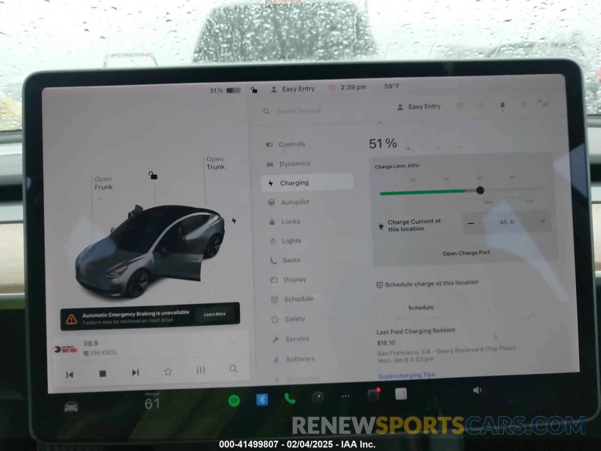 18 Photograph of a damaged car 5YJ3E1EA7MF929762 TESLA MODEL 3 2021
