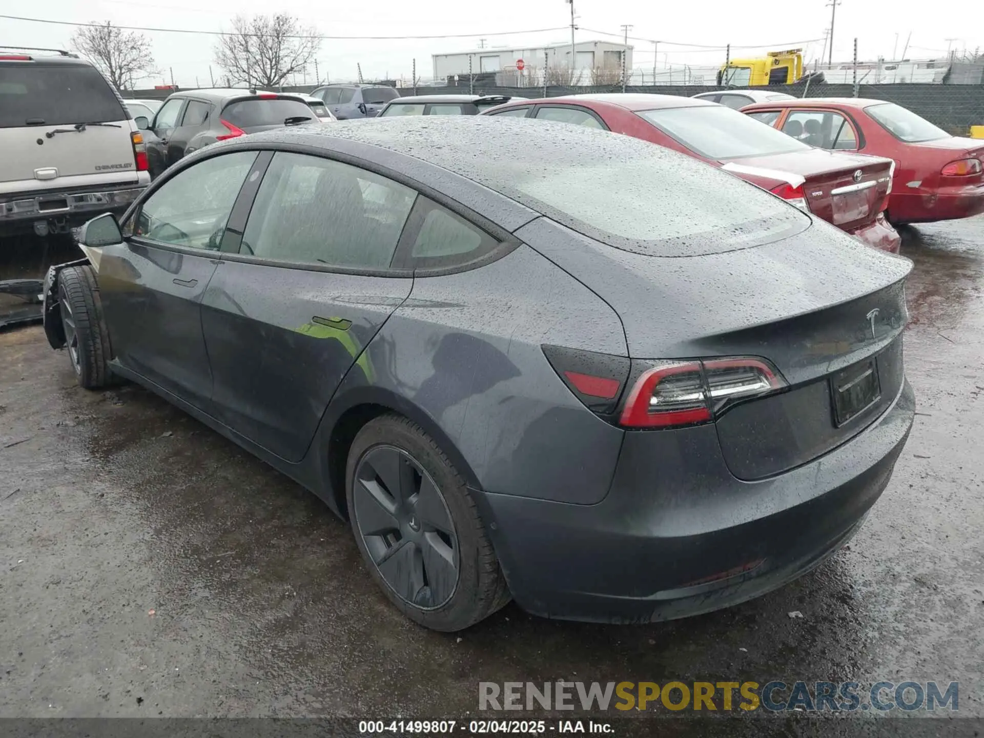 3 Photograph of a damaged car 5YJ3E1EA7MF929762 TESLA MODEL 3 2021