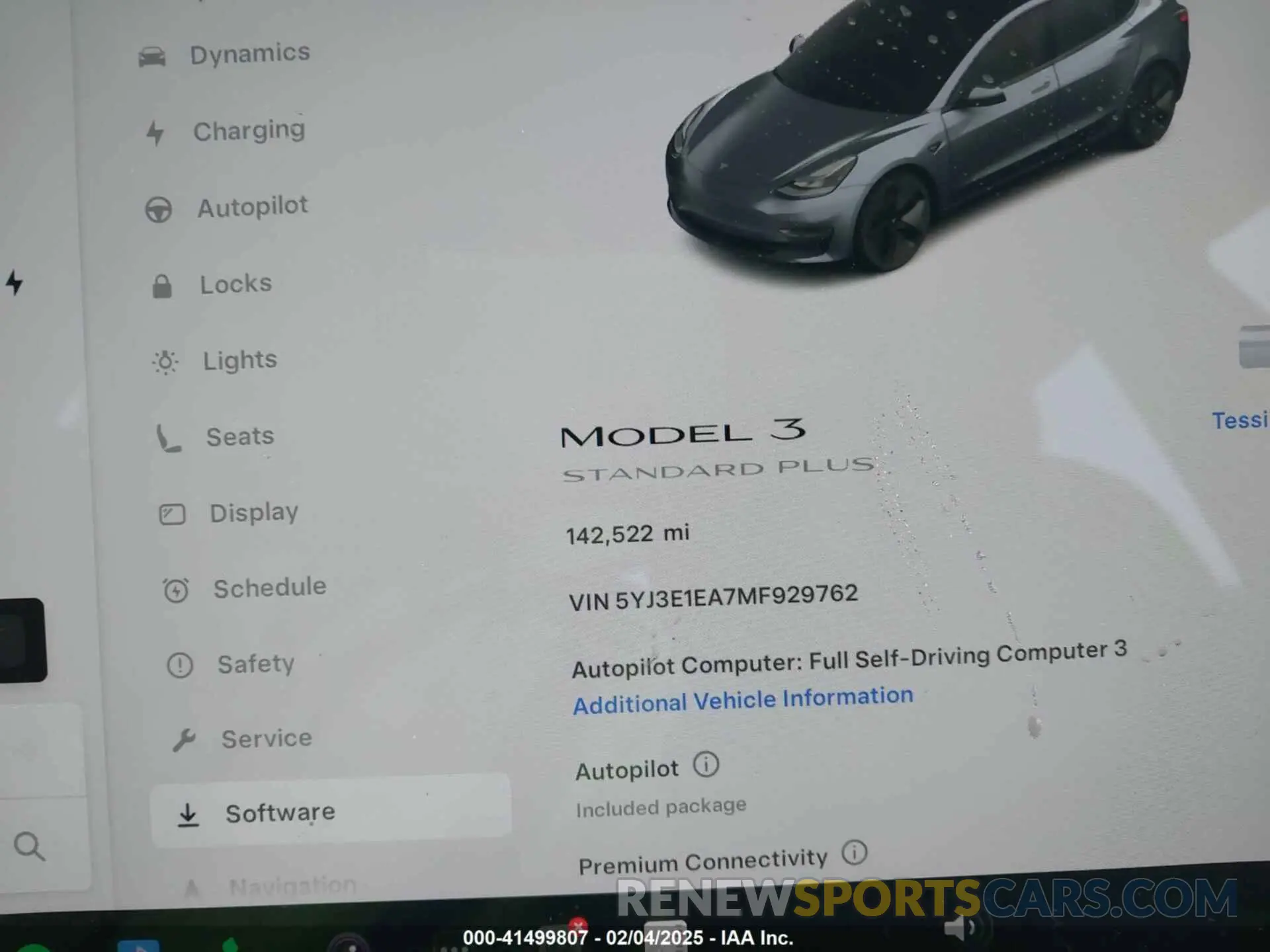 7 Photograph of a damaged car 5YJ3E1EA7MF929762 TESLA MODEL 3 2021