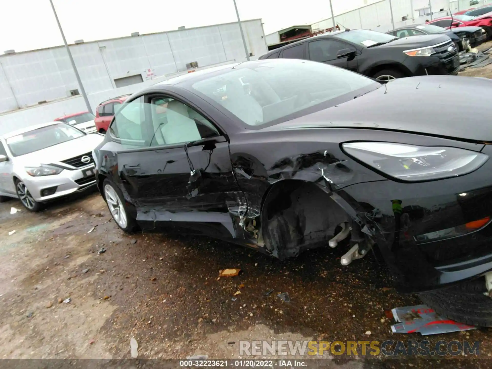 6 Photograph of a damaged car 5YJ3E1EA7MF964723 TESLA MODEL 3 2021