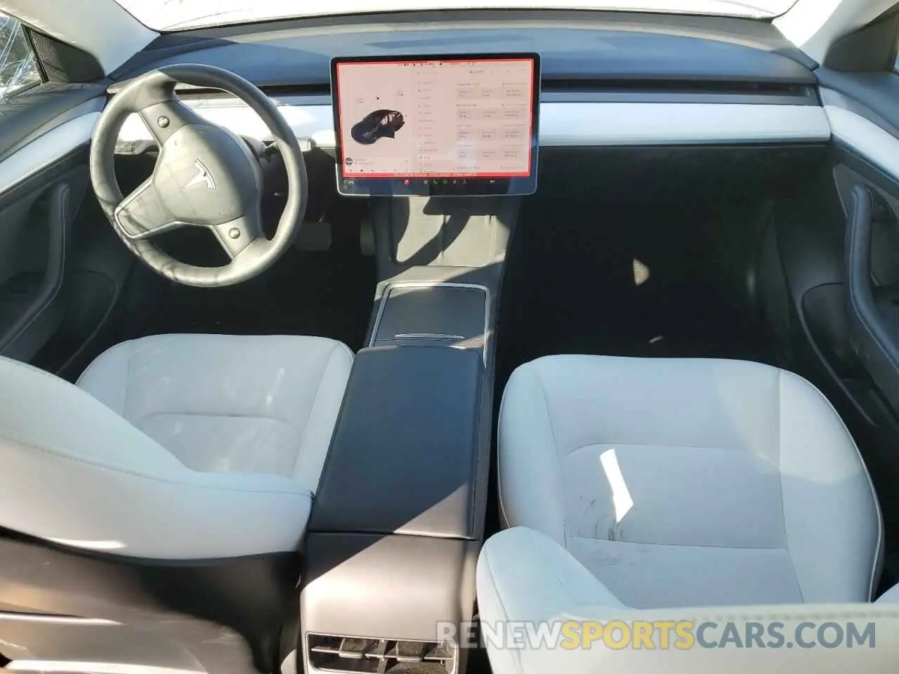 8 Photograph of a damaged car 5YJ3E1EA7MF978234 TESLA MODEL 3 2021