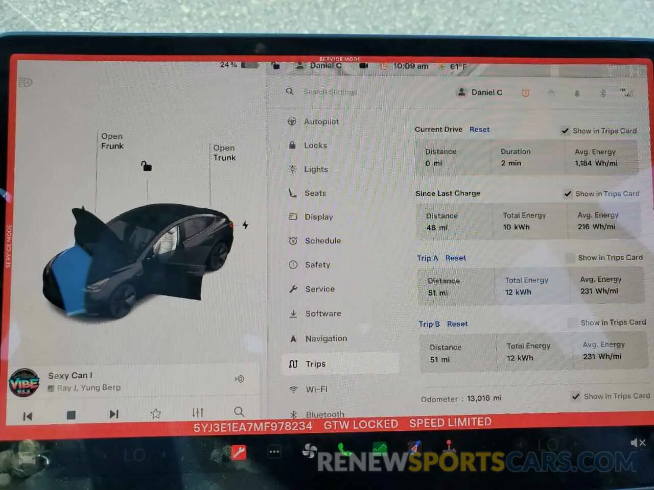 9 Photograph of a damaged car 5YJ3E1EA7MF978234 TESLA MODEL 3 2021