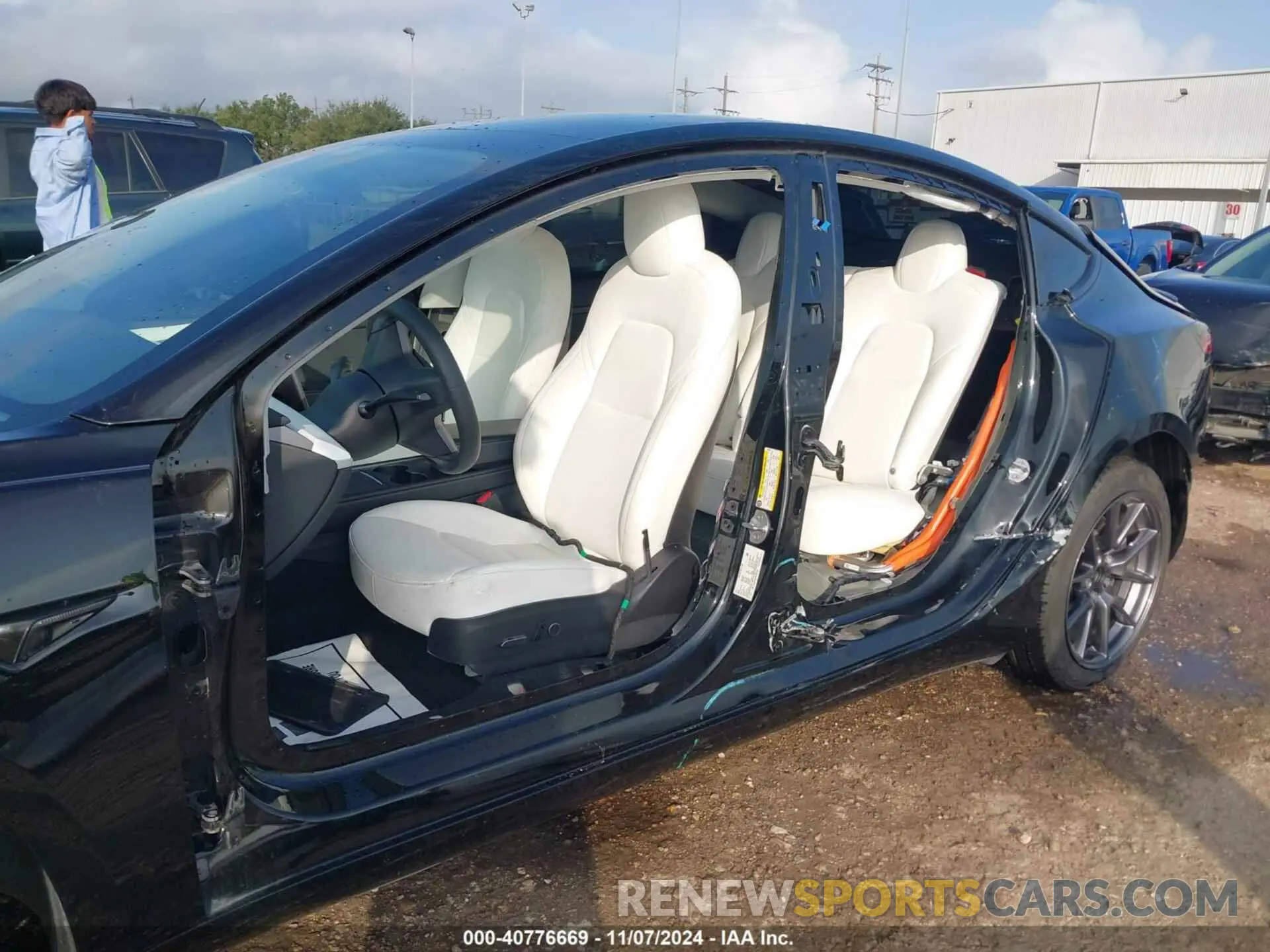 6 Photograph of a damaged car 5YJ3E1EA7MF987340 TESLA MODEL 3 2021