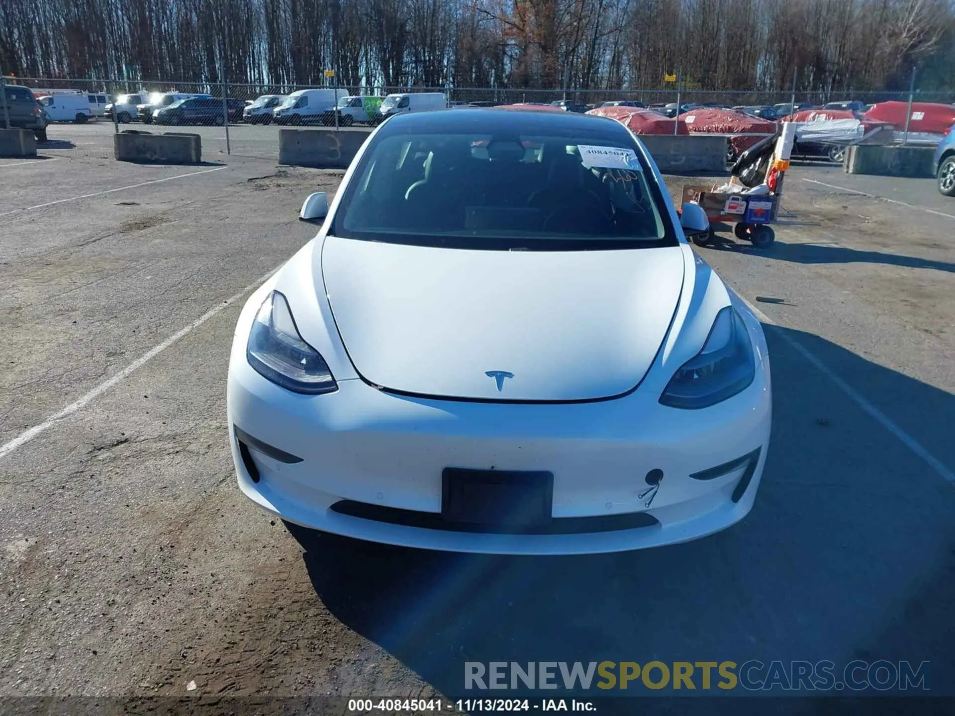 12 Photograph of a damaged car 5YJ3E1EA7MF991548 TESLA MODEL 3 2021