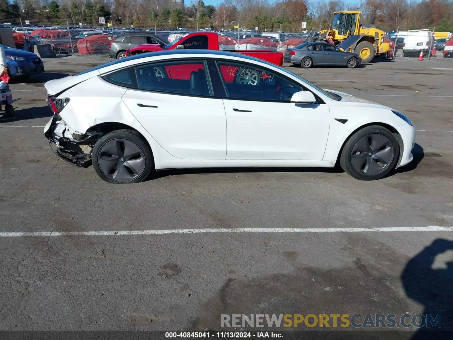 13 Photograph of a damaged car 5YJ3E1EA7MF991548 TESLA MODEL 3 2021
