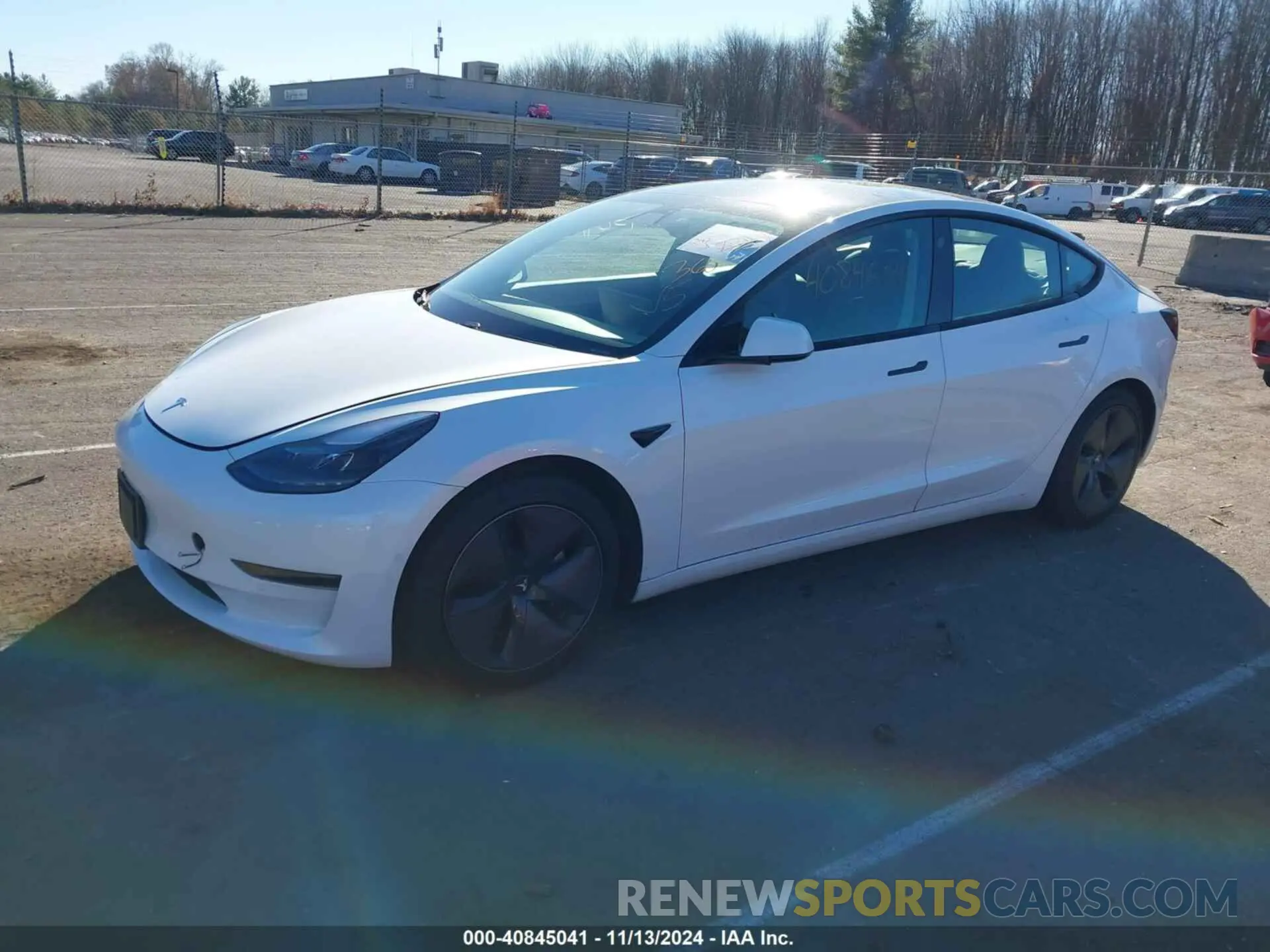 2 Photograph of a damaged car 5YJ3E1EA7MF991548 TESLA MODEL 3 2021