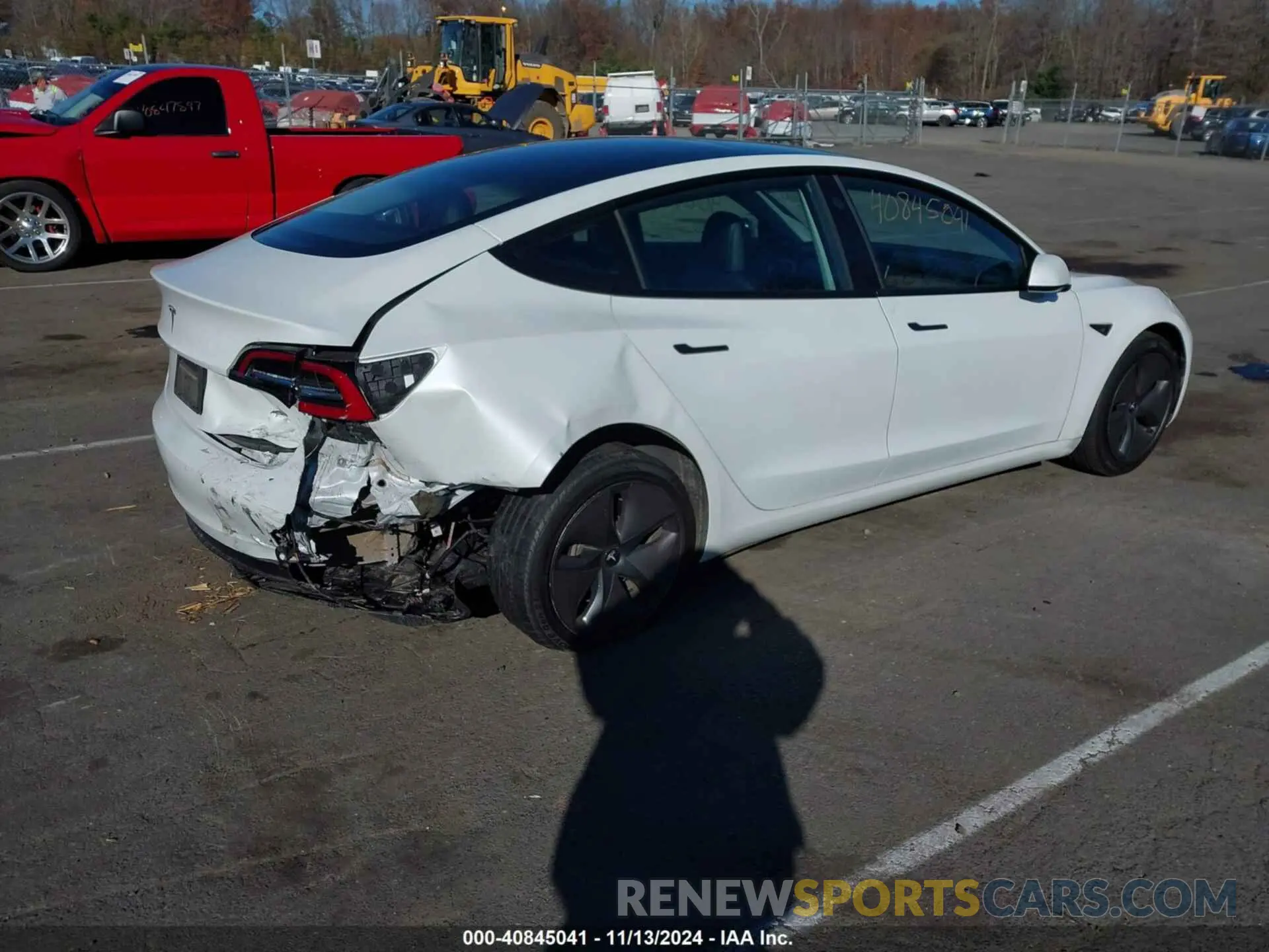 4 Photograph of a damaged car 5YJ3E1EA7MF991548 TESLA MODEL 3 2021