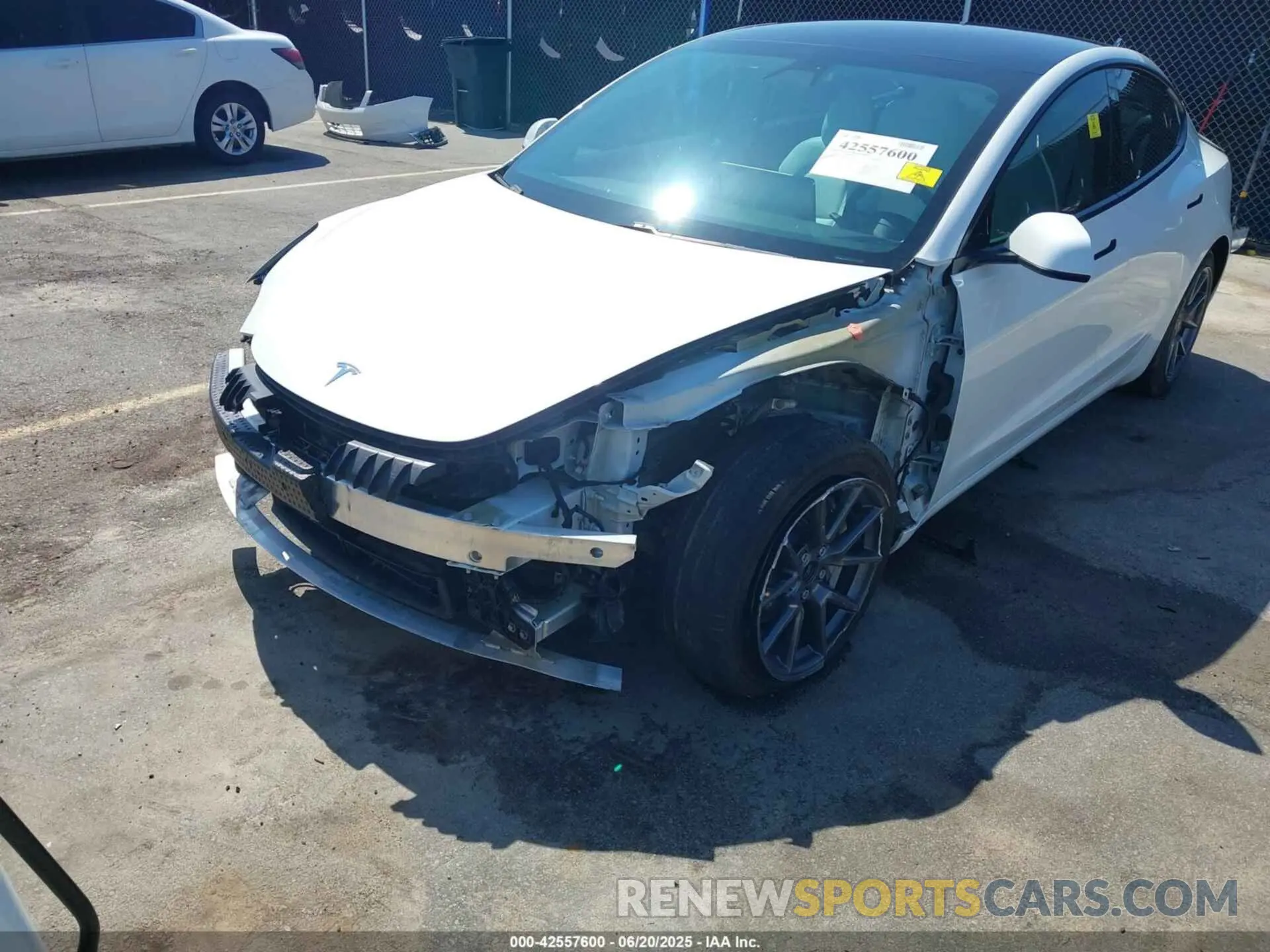 6 Photograph of a damaged car 5YJ3E1EA8MF018338 TESLA MODEL 3 2021