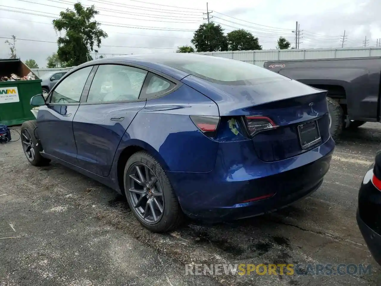 3 Photograph of a damaged car 5YJ3E1EA8MF018839 TESLA MODEL 3 2021