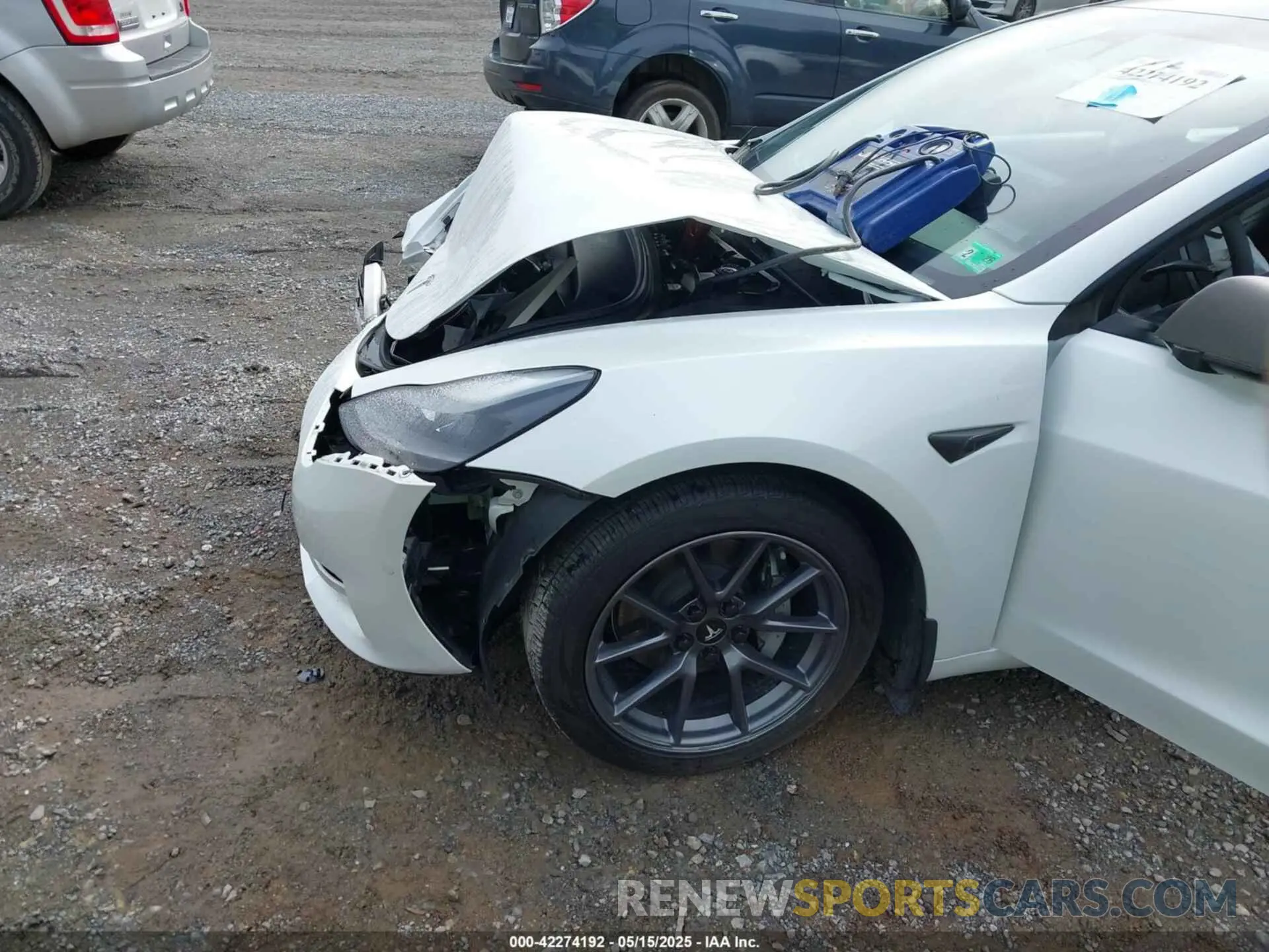 6 Photograph of a damaged car 5YJ3E1EA8MF023748 TESLA MODEL 3 2021