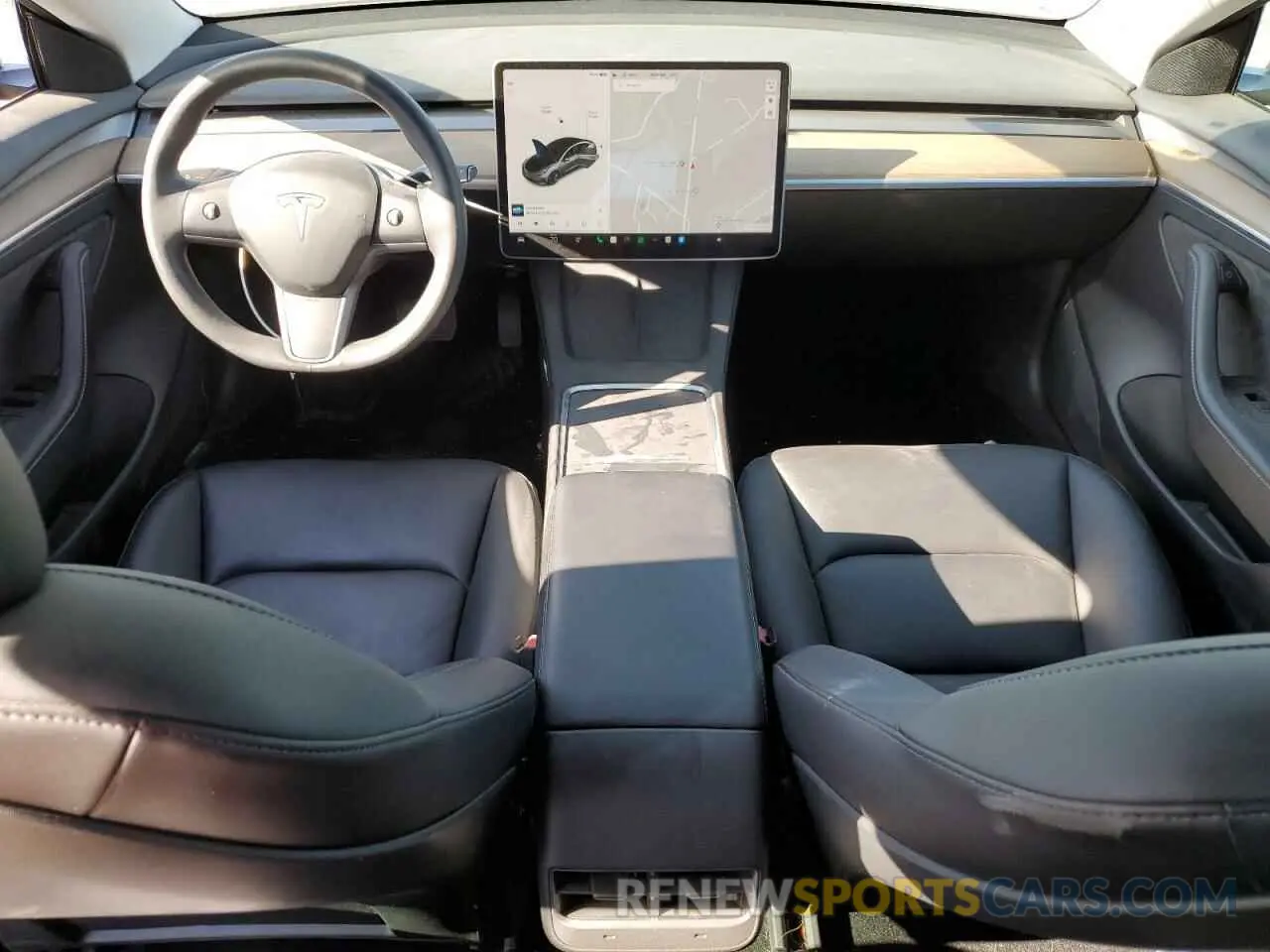 8 Photograph of a damaged car 5YJ3E1EA8MF048097 TESLA MODEL 3 2021