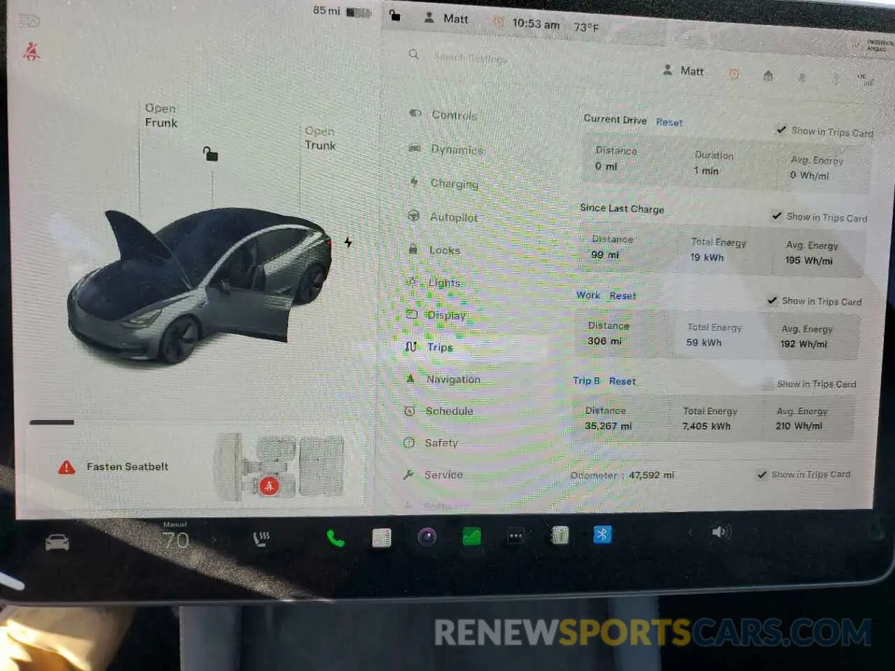 9 Photograph of a damaged car 5YJ3E1EA8MF048097 TESLA MODEL 3 2021