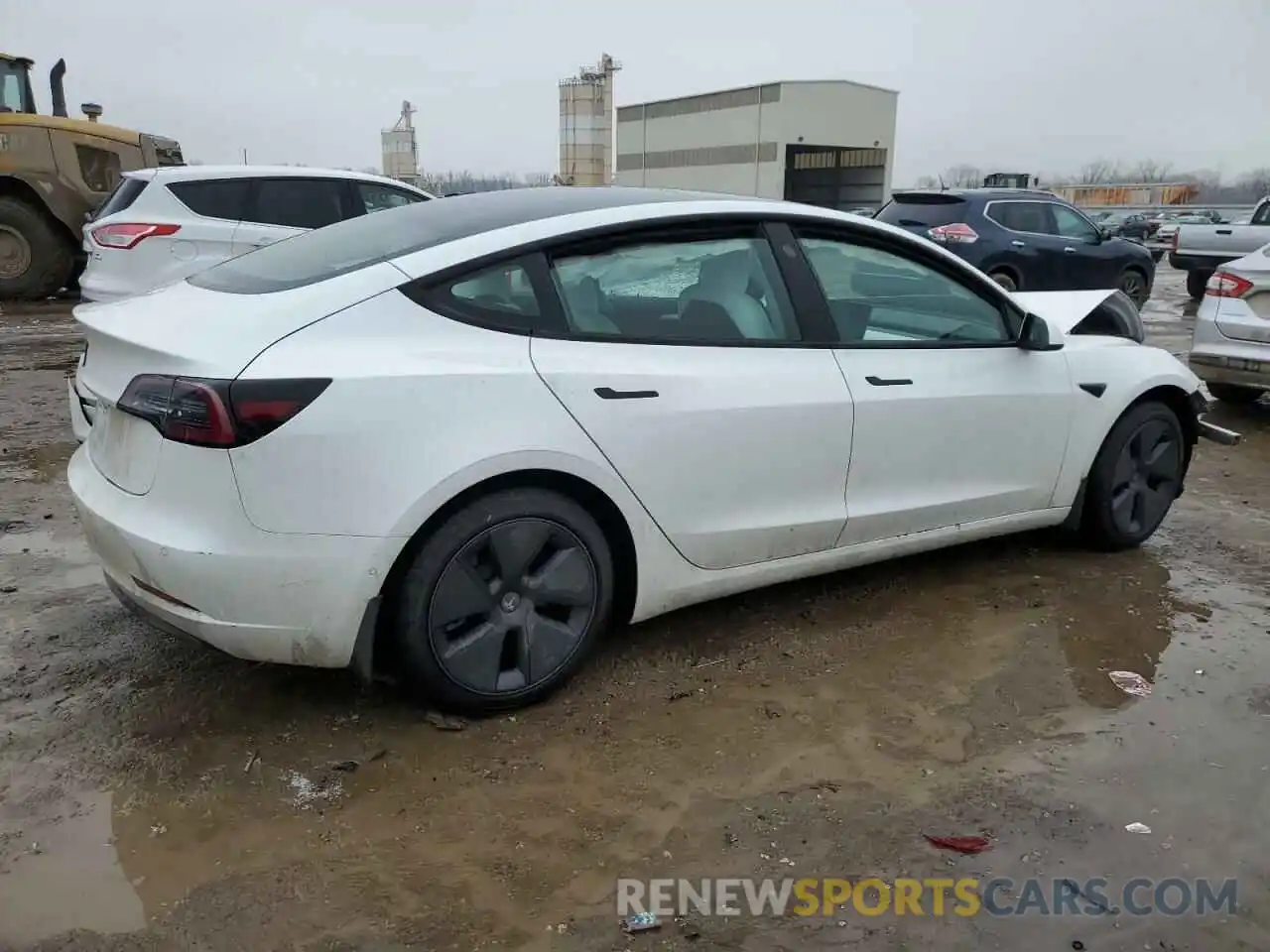 3 Photograph of a damaged car 5YJ3E1EA8MF057432 TESLA MODEL 3 2021