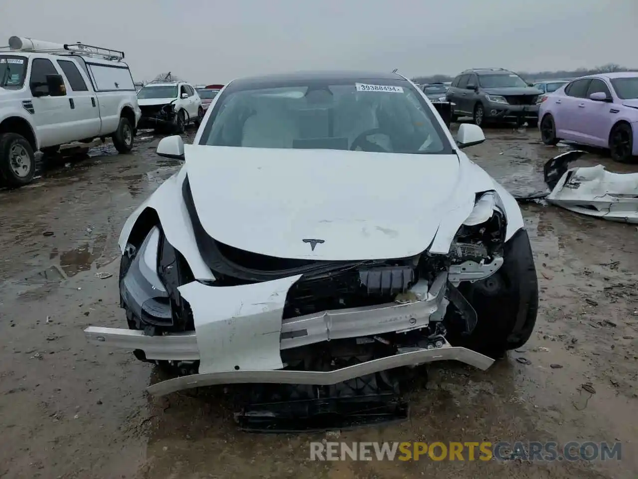 5 Photograph of a damaged car 5YJ3E1EA8MF057432 TESLA MODEL 3 2021