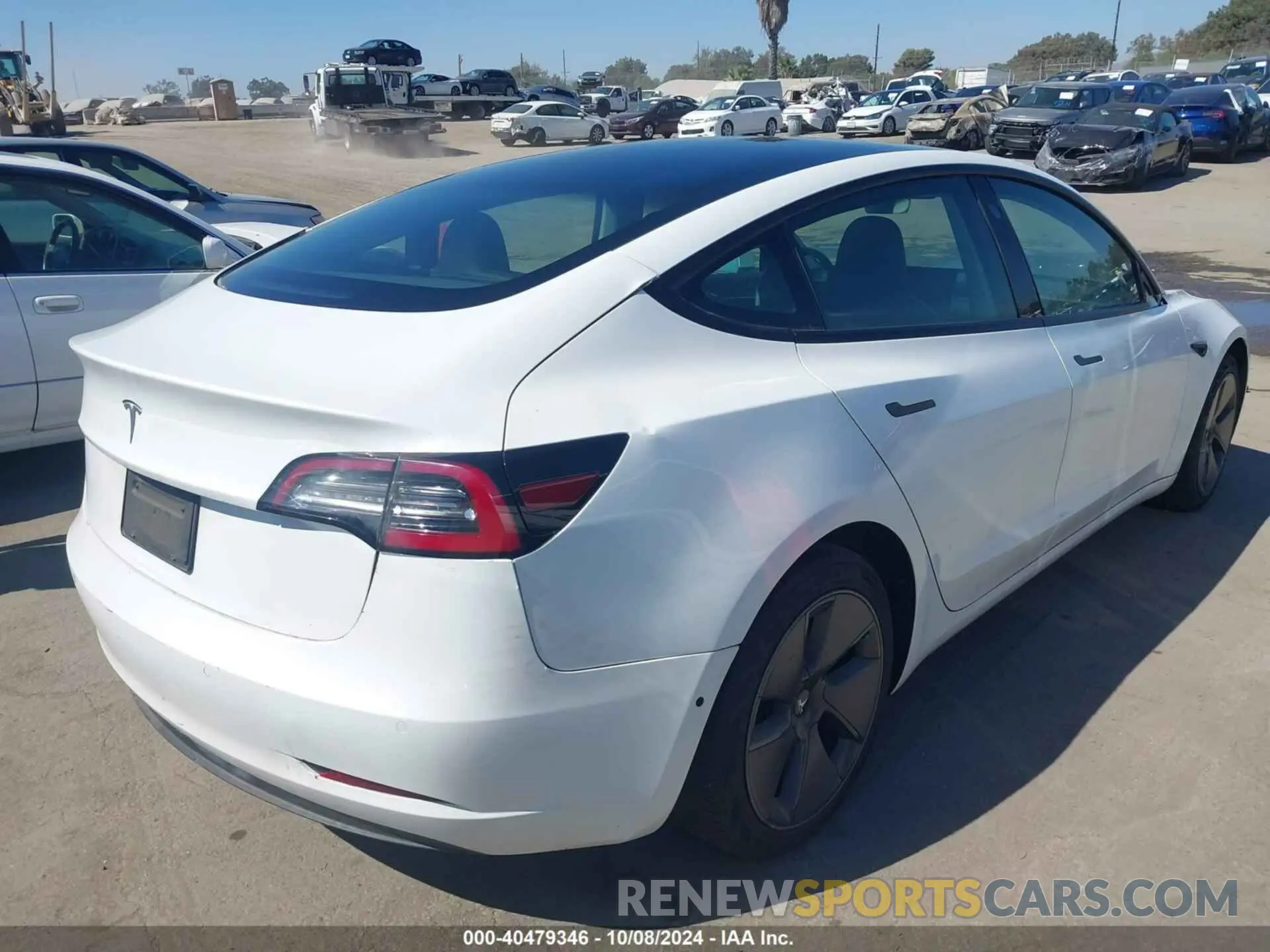4 Photograph of a damaged car 5YJ3E1EA8MF059133 TESLA MODEL 3 2021