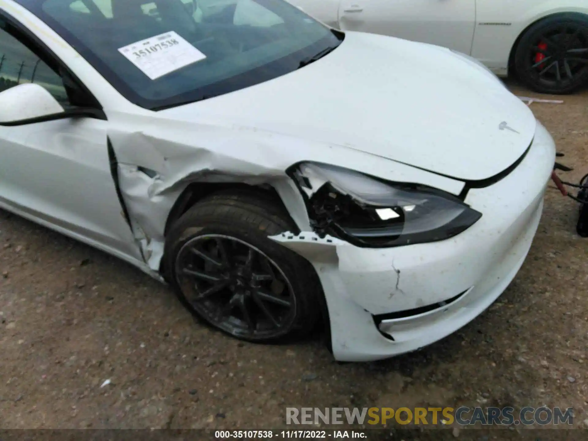 6 Photograph of a damaged car 5YJ3E1EA8MF059908 TESLA MODEL 3 2021