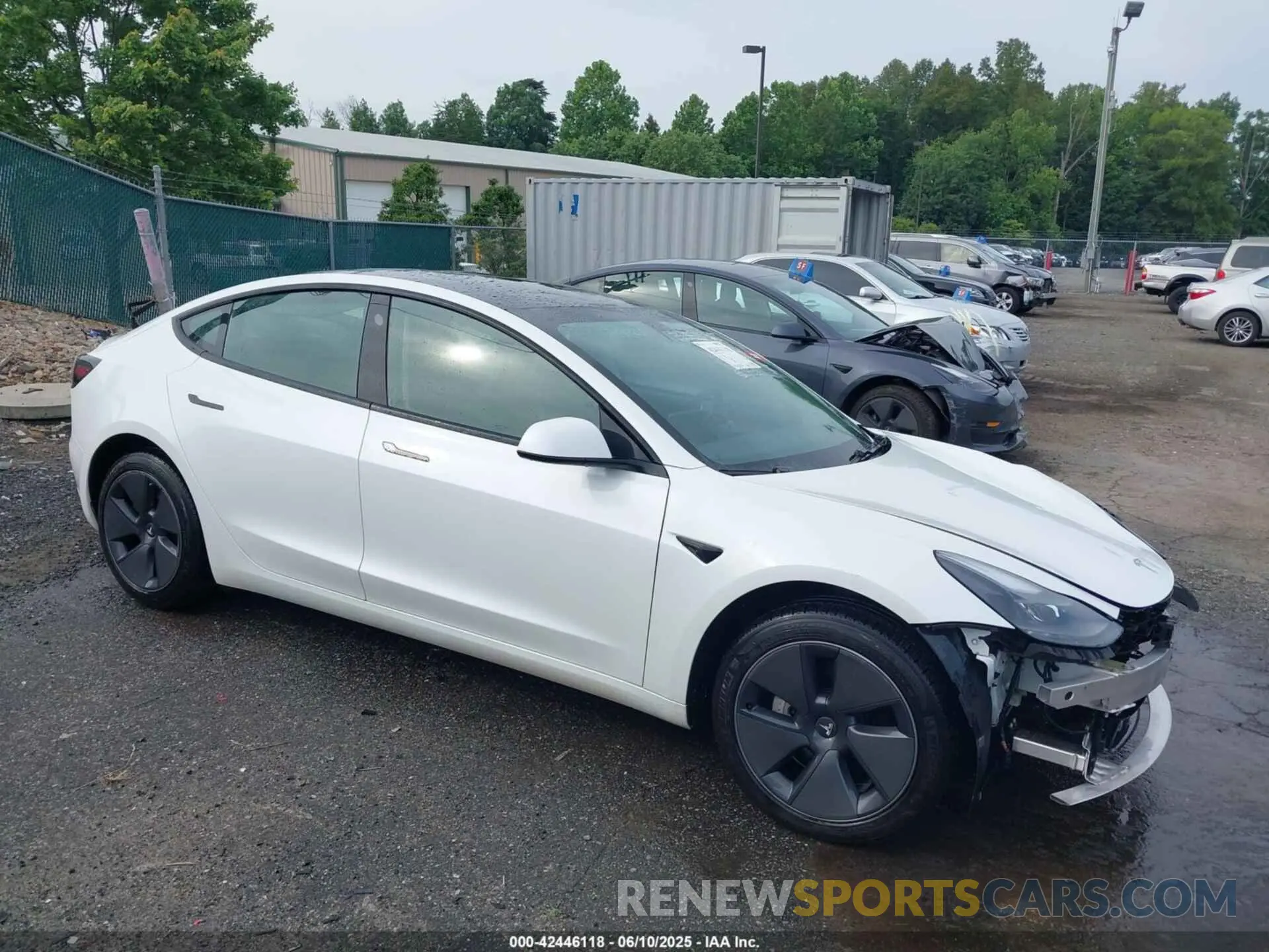 1 Photograph of a damaged car 5YJ3E1EA8MF062940 TESLA MODEL 3 2021
