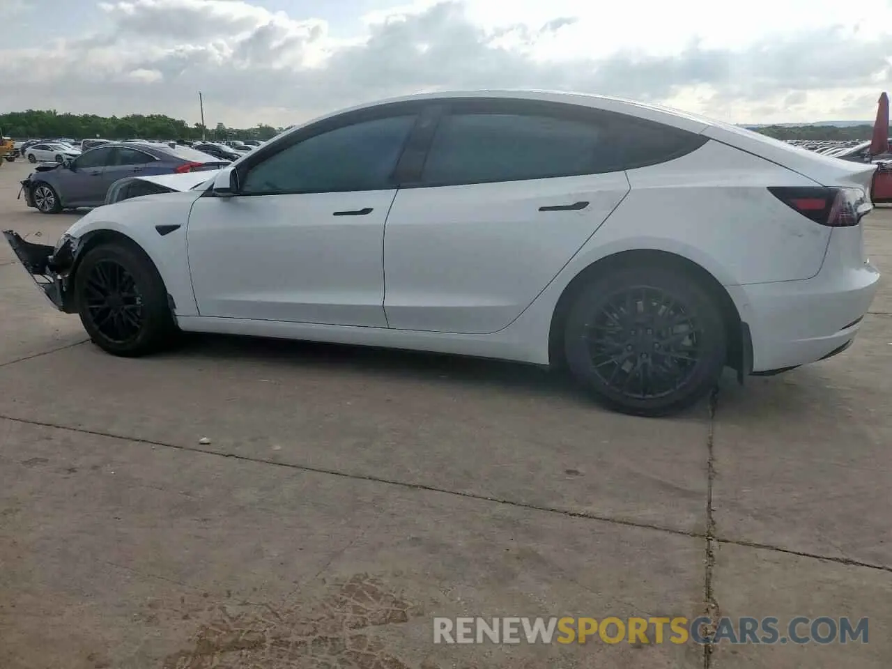 2 Photograph of a damaged car 5YJ3E1EA8MF088874 TESLA MODEL 3 2021