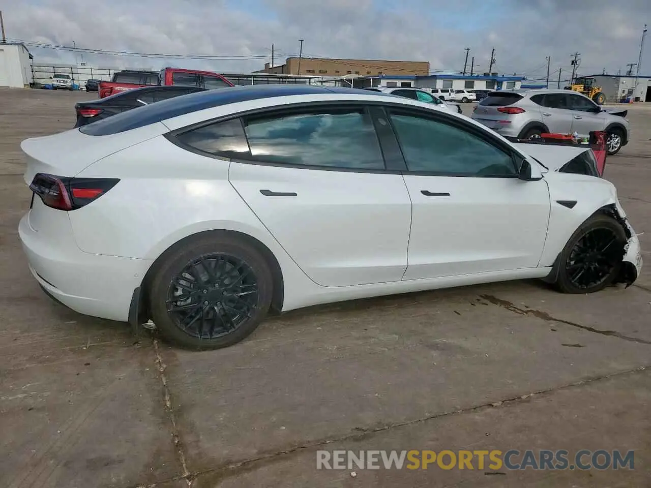 3 Photograph of a damaged car 5YJ3E1EA8MF088874 TESLA MODEL 3 2021