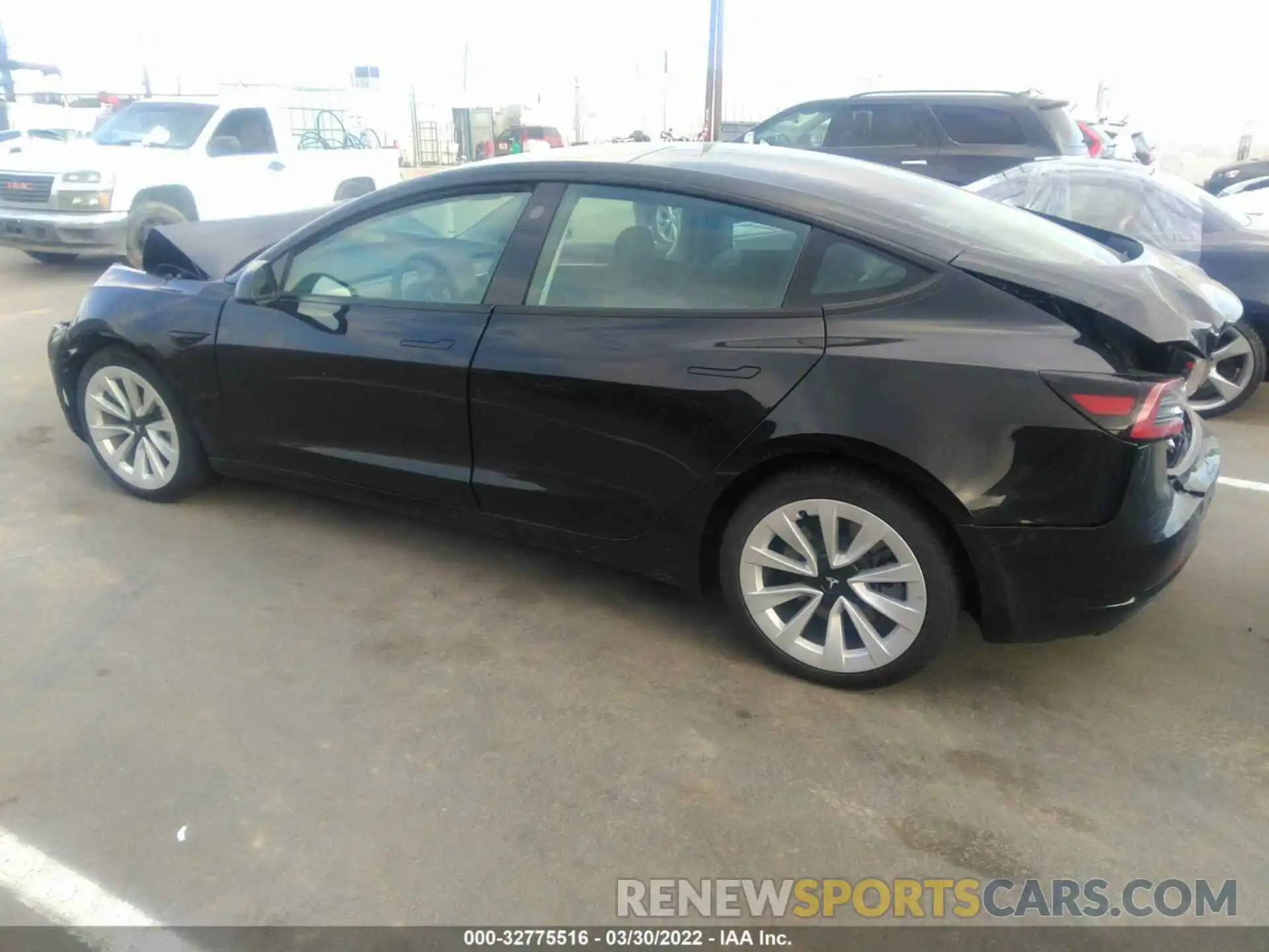 3 Photograph of a damaged car 5YJ3E1EA8MF089278 TESLA MODEL 3 2021