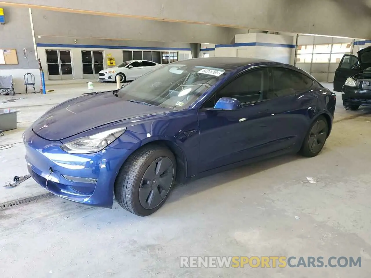 1 Photograph of a damaged car 5YJ3E1EA8MF089376 TESLA MODEL 3 2021