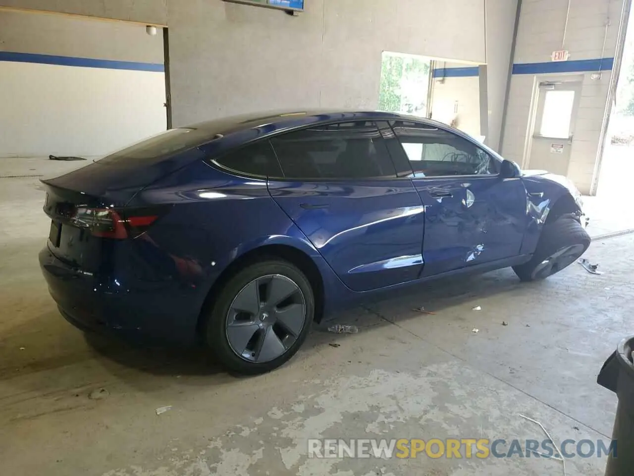 3 Photograph of a damaged car 5YJ3E1EA8MF089376 TESLA MODEL 3 2021