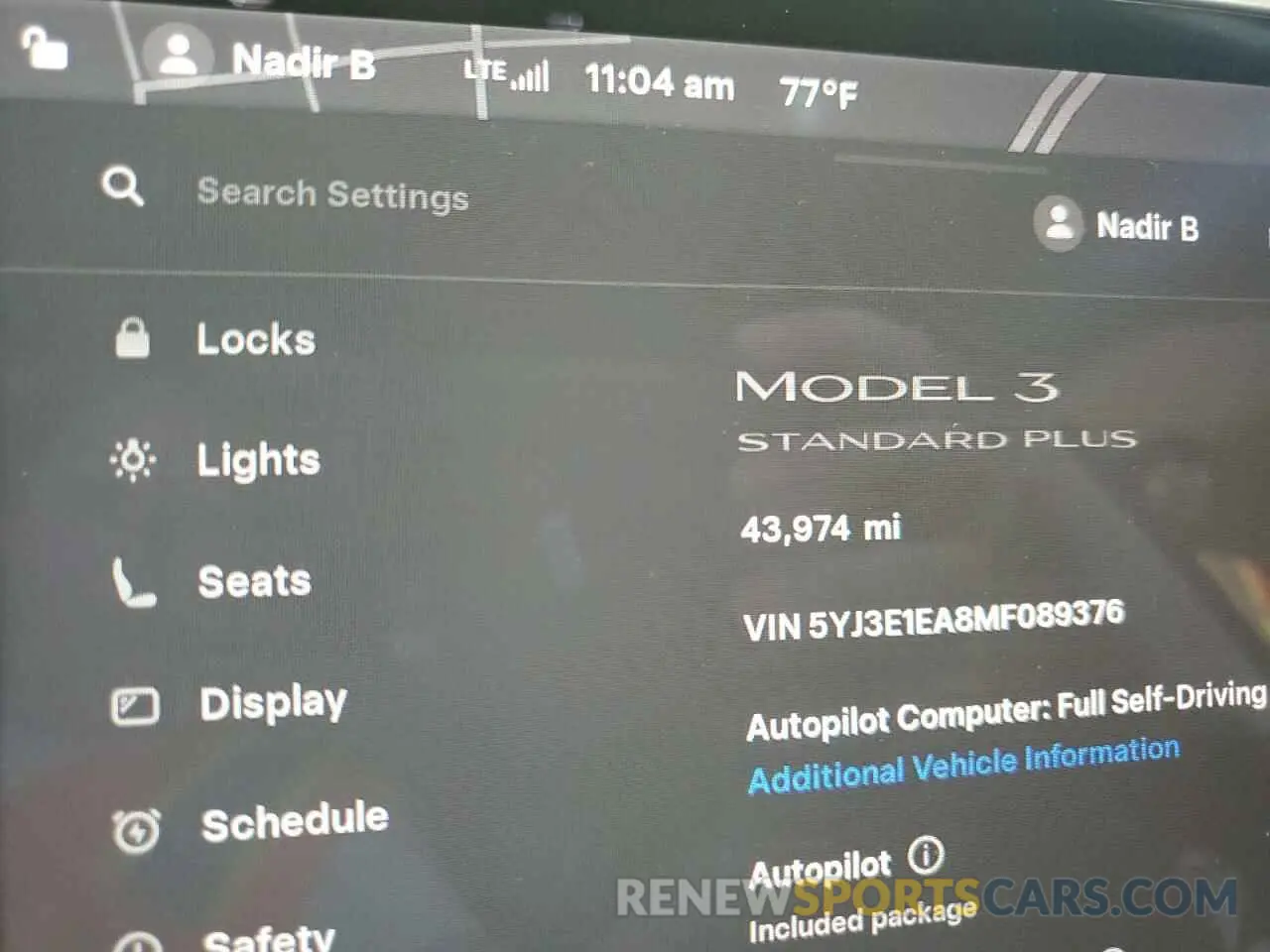 9 Photograph of a damaged car 5YJ3E1EA8MF089376 TESLA MODEL 3 2021