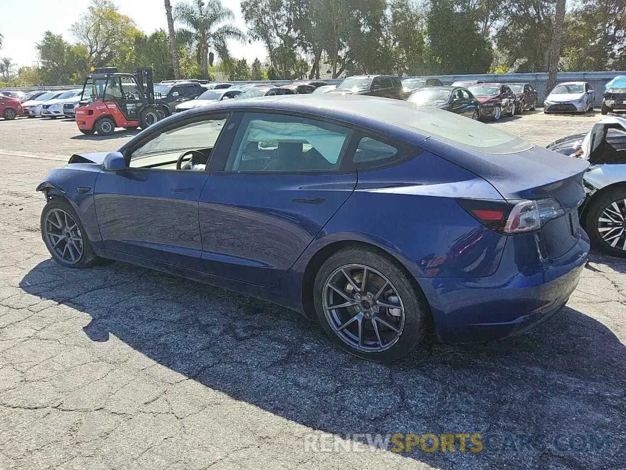 2 Photograph of a damaged car 5YJ3E1EA8MF092228 TESLA MODEL 3 2021