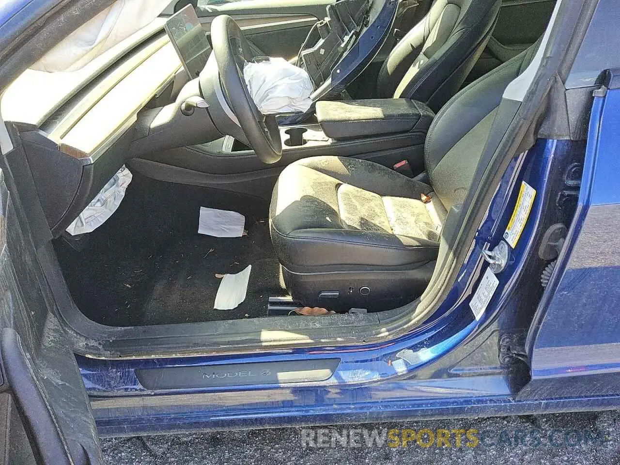 7 Photograph of a damaged car 5YJ3E1EA8MF092228 TESLA MODEL 3 2021