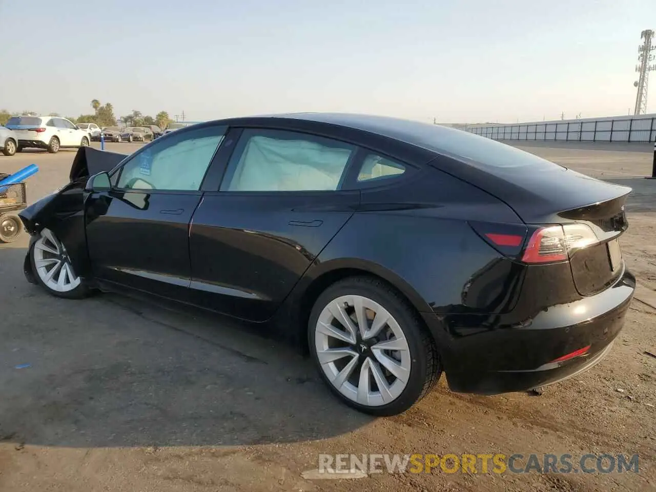 2 Photograph of a damaged car 5YJ3E1EA8MF096540 TESLA MODEL 3 2021