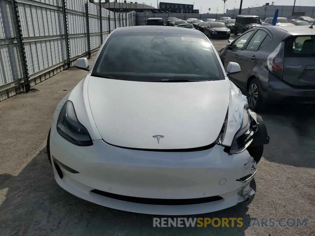 5 Photograph of a damaged car 5YJ3E1EA8MF098935 TESLA MODEL 3 2021