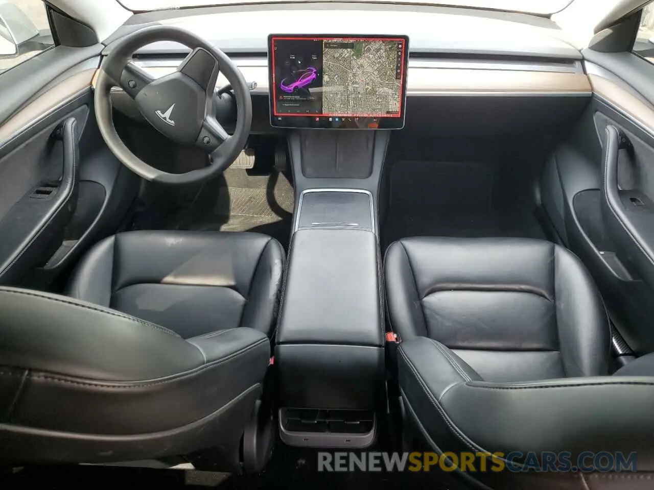 8 Photograph of a damaged car 5YJ3E1EA8MF098935 TESLA MODEL 3 2021