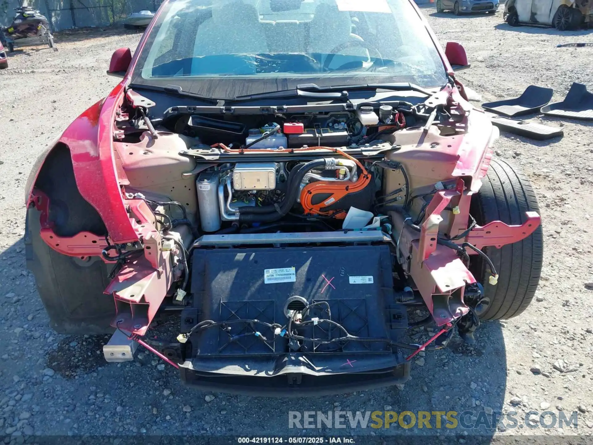 12 Photograph of a damaged car 5YJ3E1EA8MF842663 TESLA MODEL 3 2021