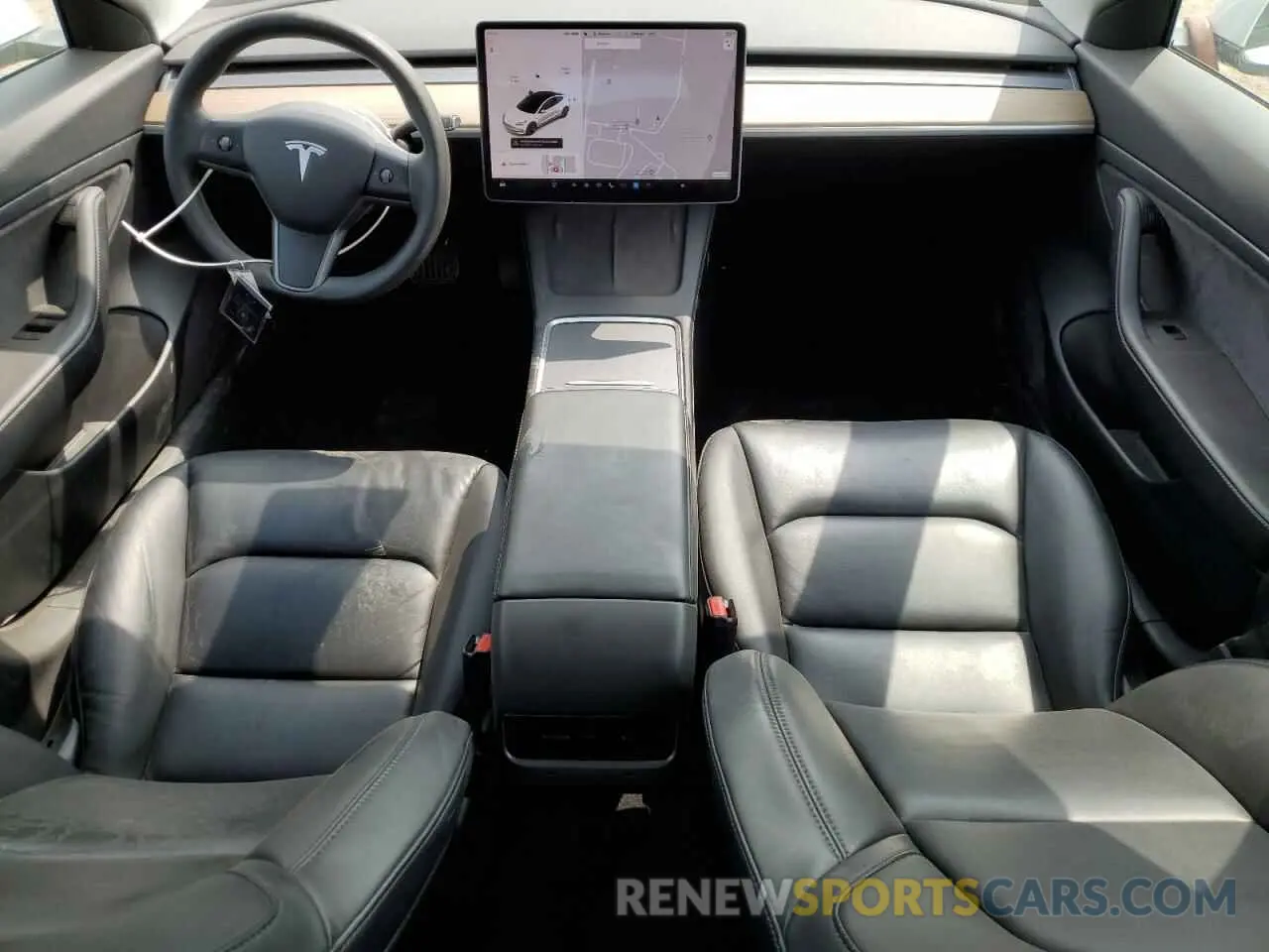 8 Photograph of a damaged car 5YJ3E1EA8MF847846 TESLA MODEL 3 2021