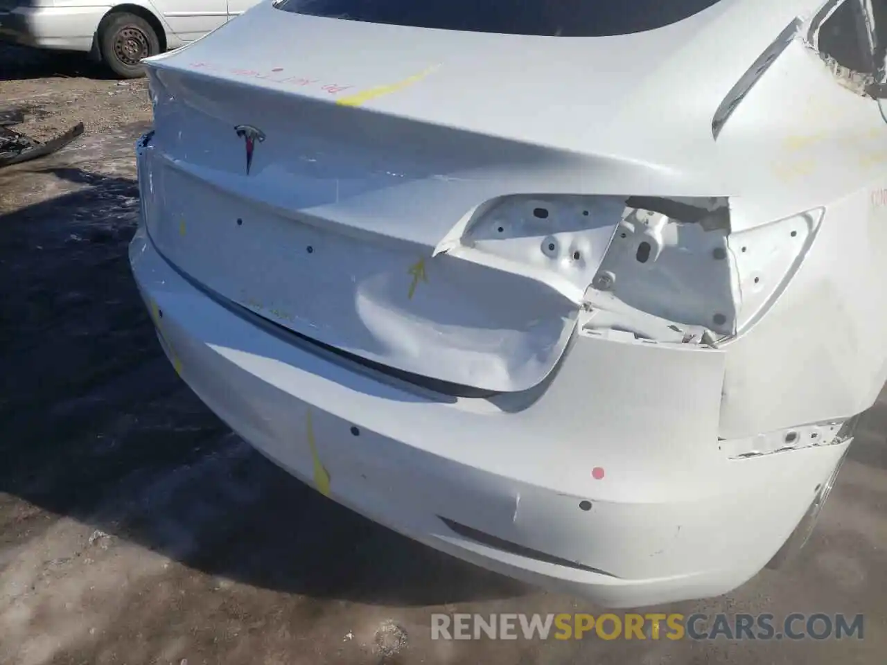 9 Photograph of a damaged car 5YJ3E1EA8MF848740 TESLA MODEL 3 2021