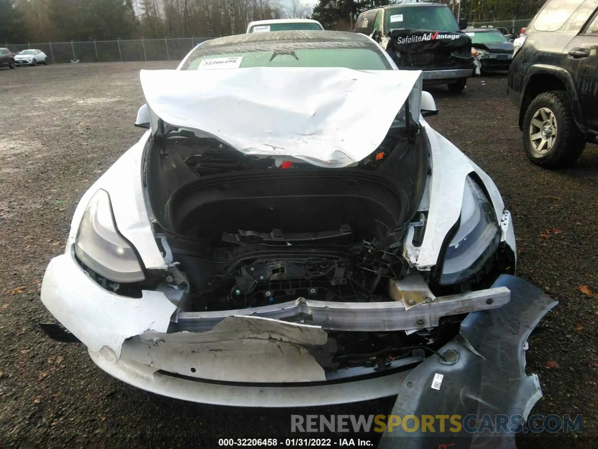 6 Photograph of a damaged car 5YJ3E1EA8MF870821 TESLA MODEL 3 2021