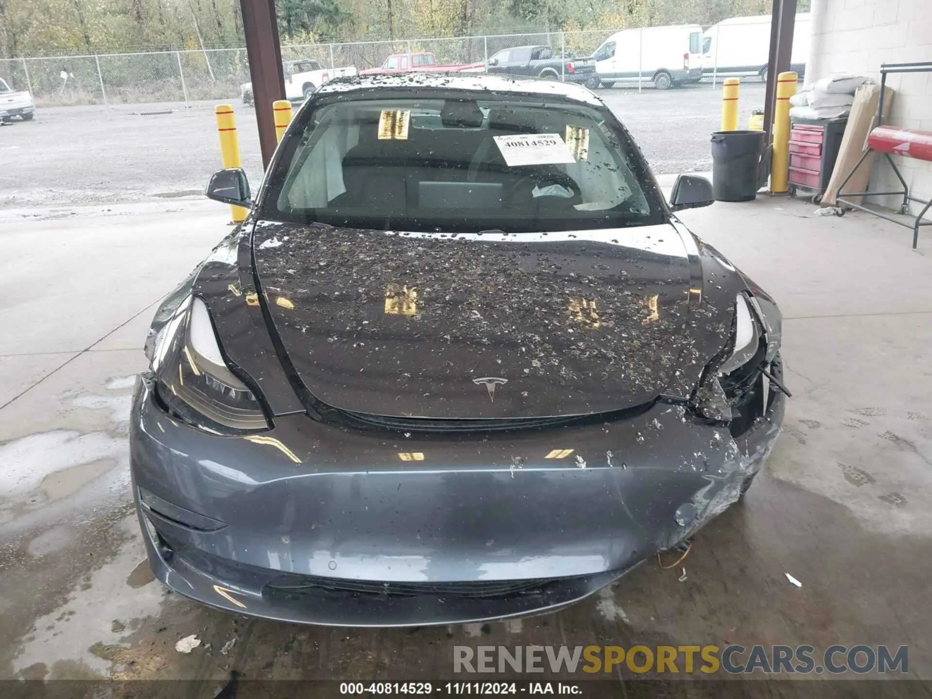 13 Photograph of a damaged car 5YJ3E1EA8MF873136 TESLA MODEL 3 2021