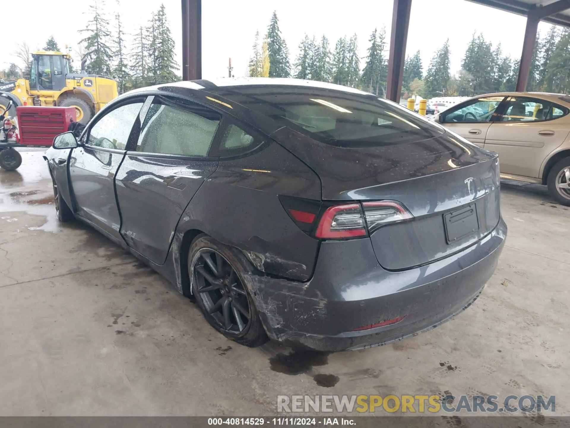 3 Photograph of a damaged car 5YJ3E1EA8MF873136 TESLA MODEL 3 2021