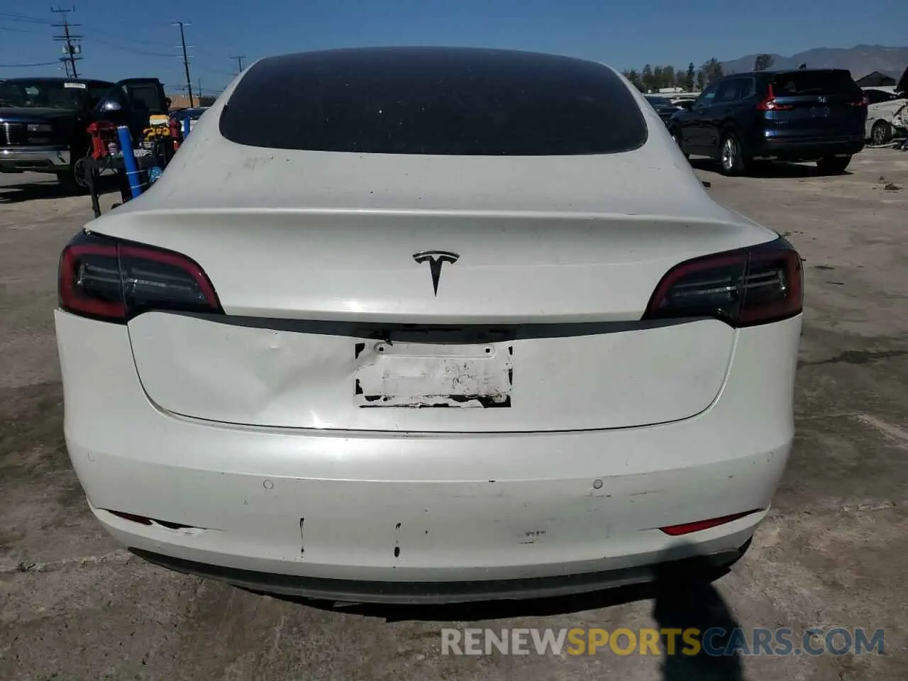 6 Photograph of a damaged car 5YJ3E1EA8MF874156 TESLA MODEL 3 2021