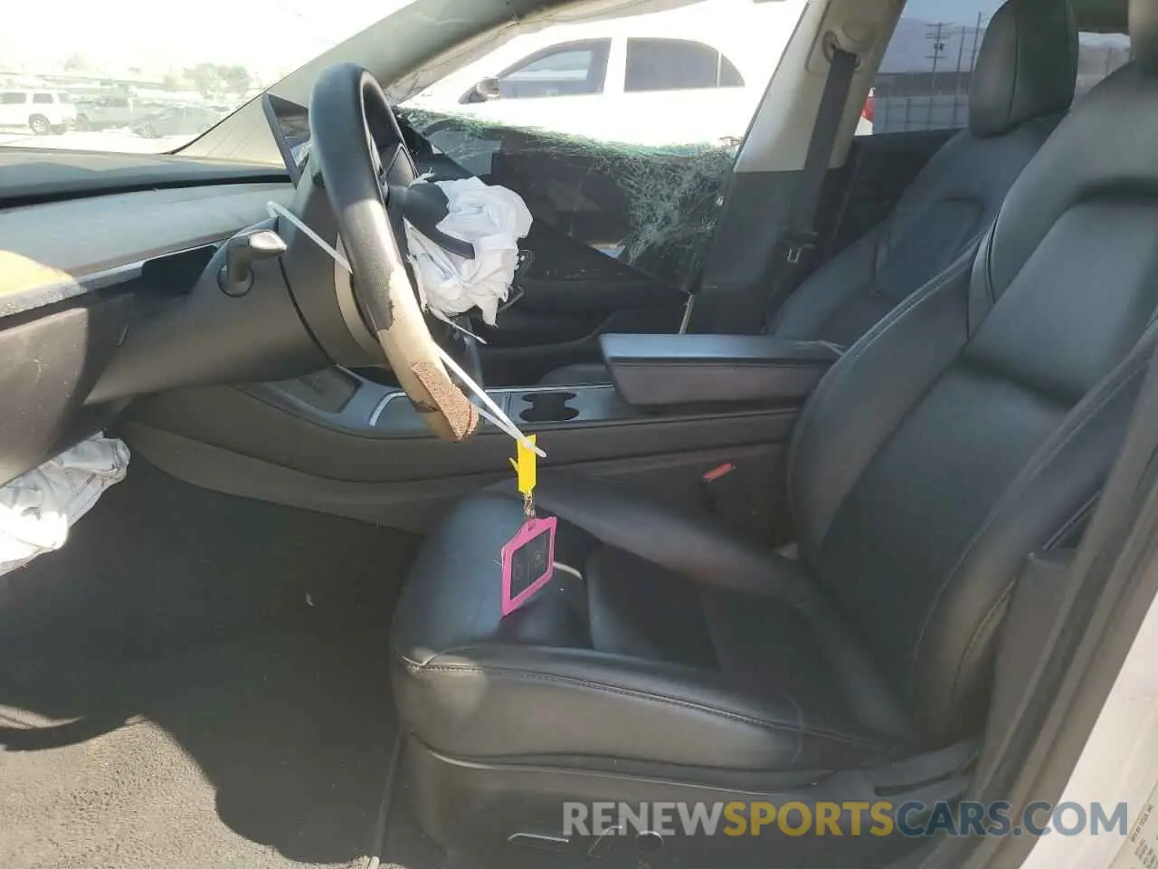 7 Photograph of a damaged car 5YJ3E1EA8MF874156 TESLA MODEL 3 2021