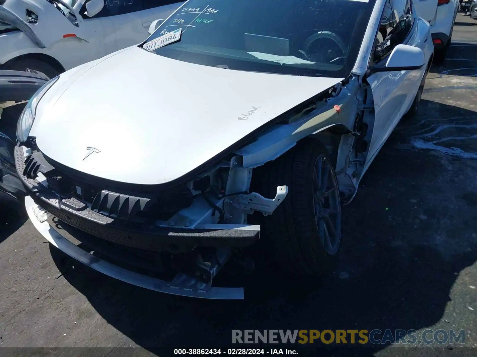 12 Photograph of a damaged car 5YJ3E1EA8MF878739 TESLA MODEL 3 2021