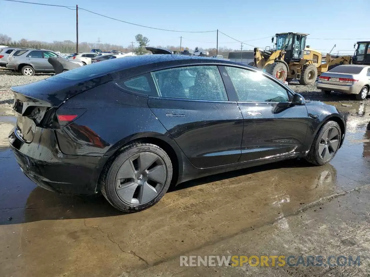 3 Photograph of a damaged car 5YJ3E1EA8MF907060 TESLA MODEL 3 2021