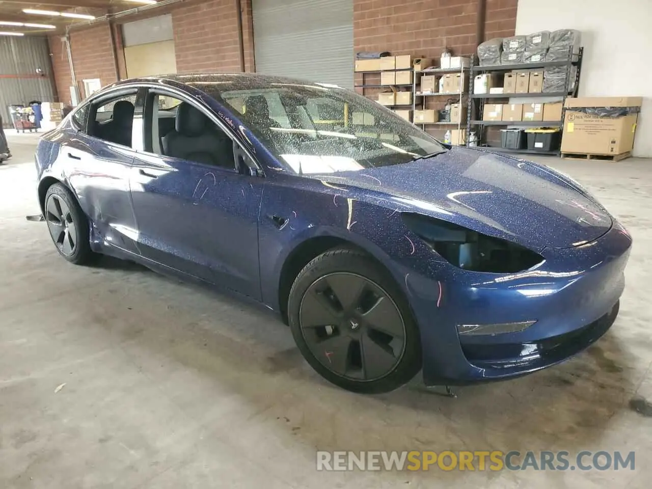 4 Photograph of a damaged car 5YJ3E1EA8MF913313 TESLA MODEL 3 2021