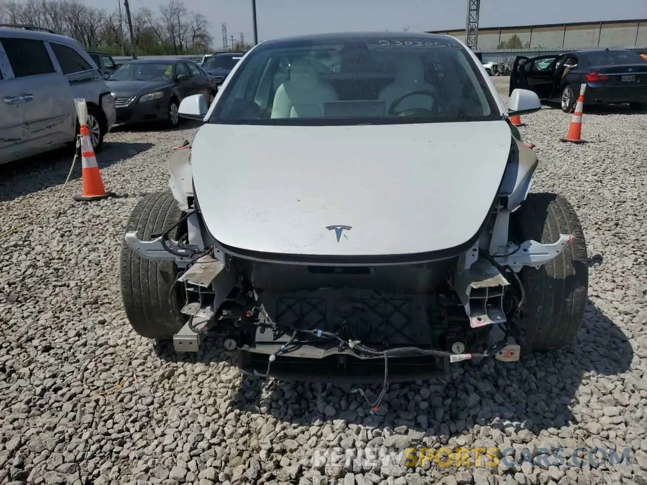 5 Photograph of a damaged car 5YJ3E1EA8MF915627 TESLA MODEL 3 2021
