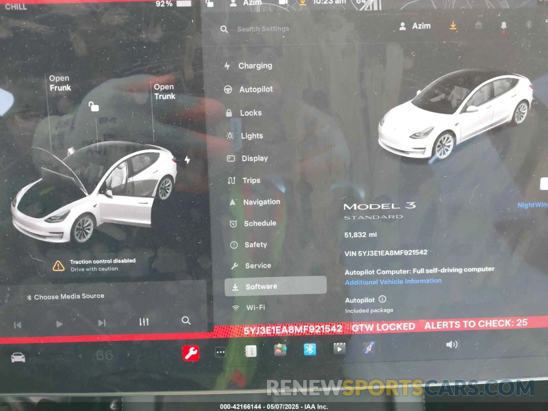 7 Photograph of a damaged car 5YJ3E1EA8MF921542 TESLA MODEL 3 2021